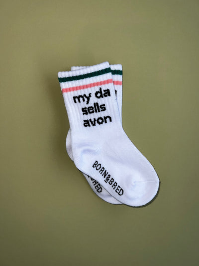 My Da Sells Avon Baby Socks | Born & Bred
