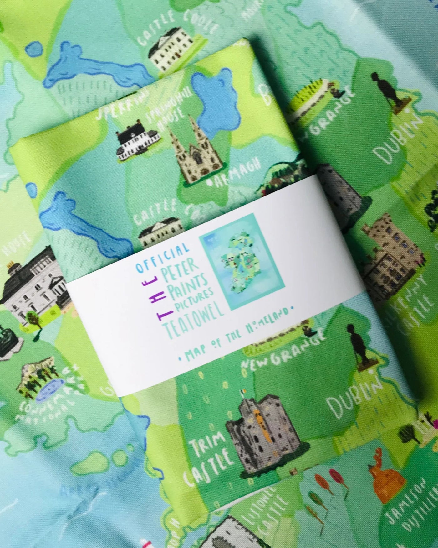 Map of the Homeland Tea Towel