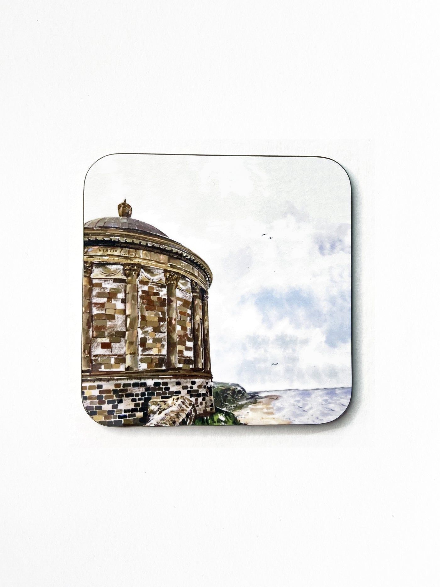 Mussenden Temple Coaster | Lauren Kelso Illustrator