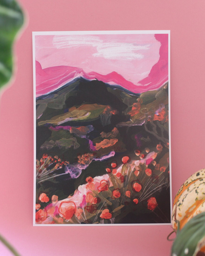 Pink Meadow Print | Nichola Irvine