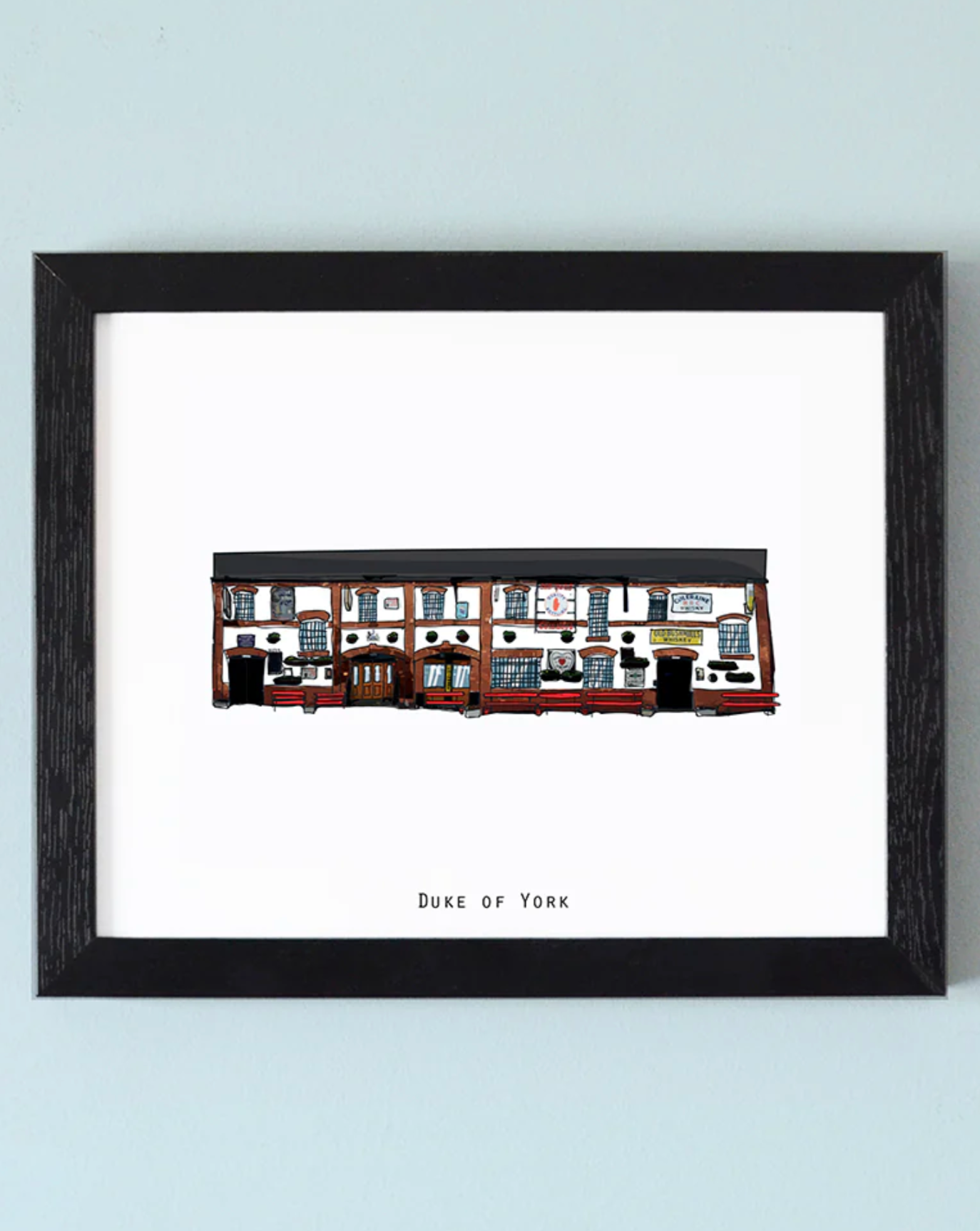 Duke of York Cowfield Pub Print