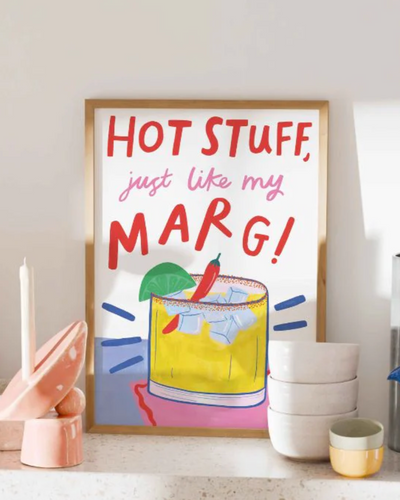 Margarita Cocktail Print | Kerrie Illustrates