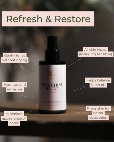 Organic Rose Water Toner Face Spritz | Franchine Young