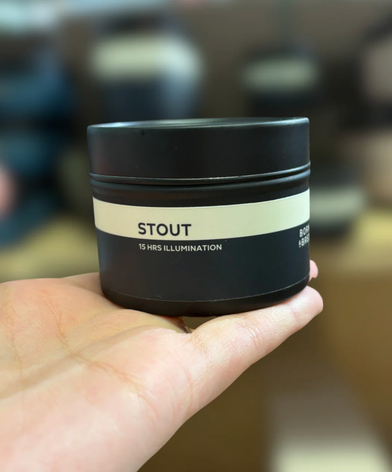 Mini Stout Candle  | Born & Bred