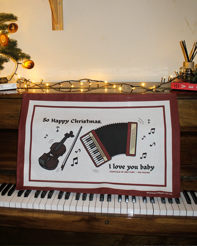 So Happy Christmas, I Love You Baby Tea Towel | Bronagh Raff