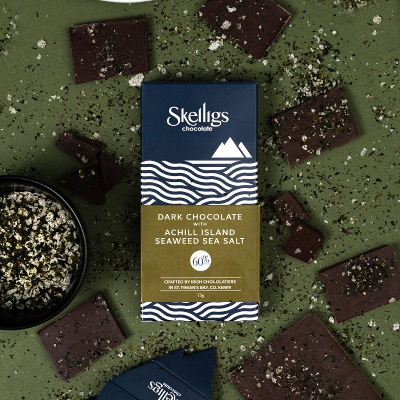 Achill Island Seaweed Sea Salt Dark Chocolate Bar