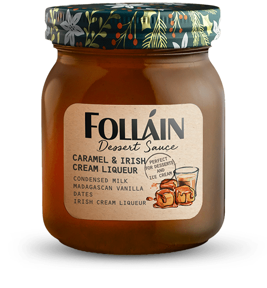 Folláin Caramel & Irish Cream Liqueur Dessert Sauce