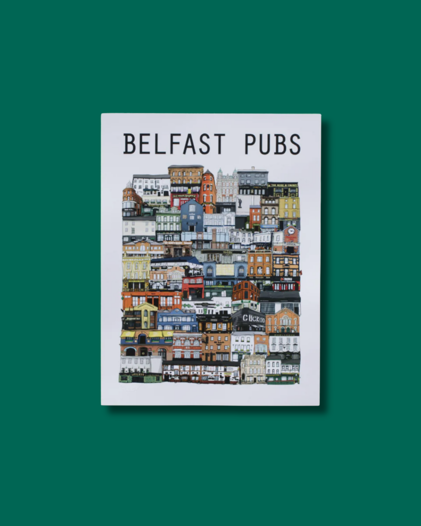 30x40cm Belfast Pubs Print