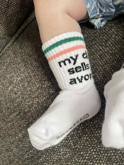 My Da Sells Avon Baby Socks | Born & Bred