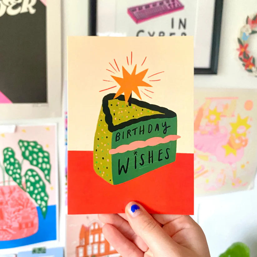 Birthday Wishes Card | Kerrie Illustrates