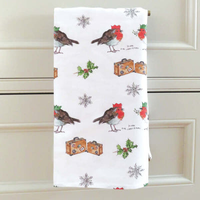 Home For Christmas Cotton Tea Towel | Samuel Lamont