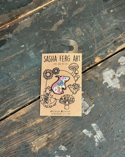 Ya Wee Rat Pin | Sasha Ferg Art