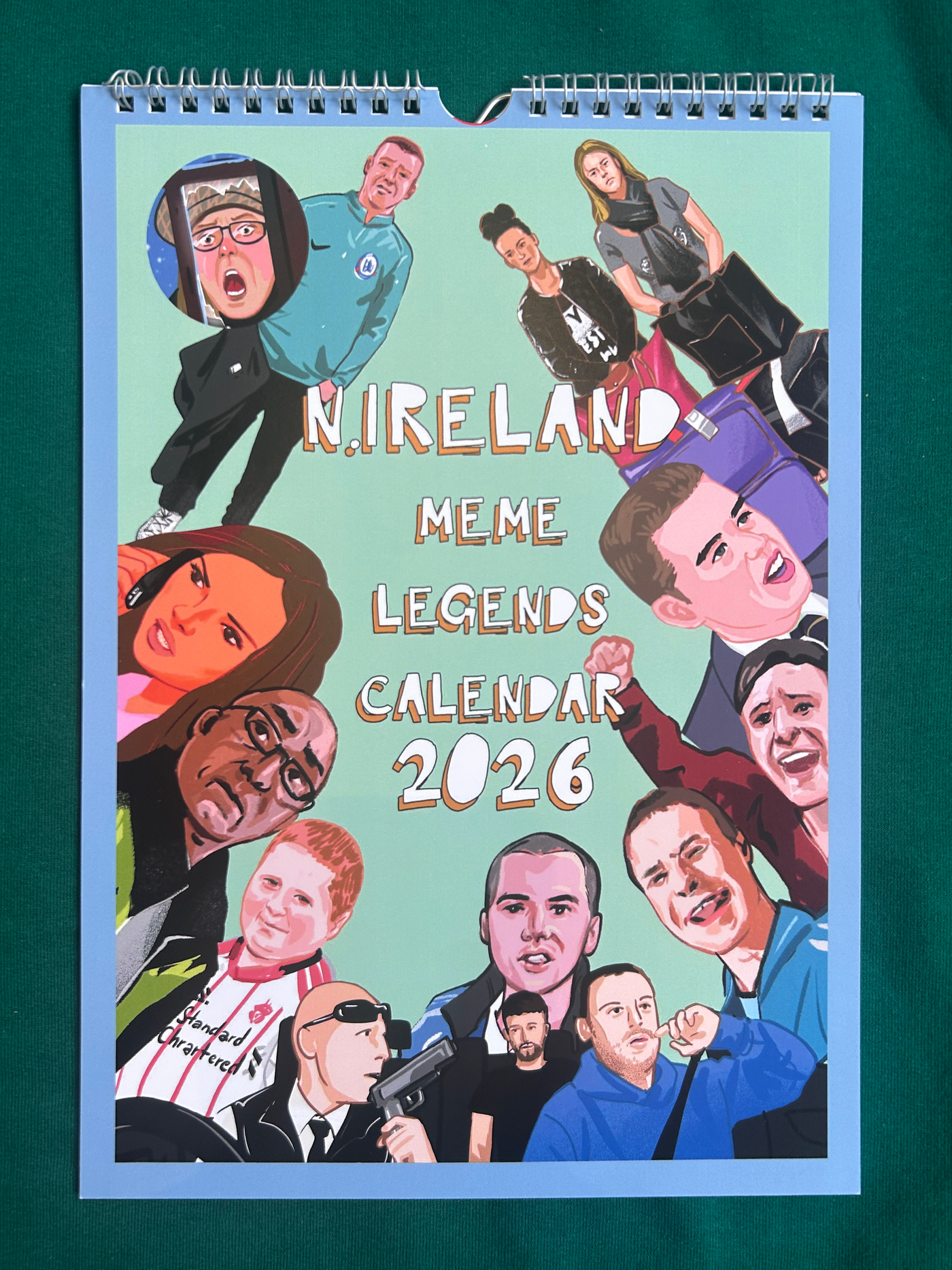 NI Meme Legends 2026 Calendar | Derry Nice Things
