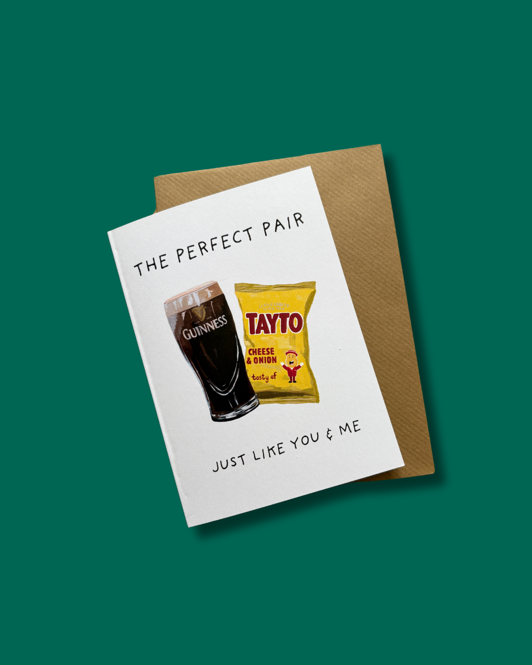 The Perfect Pair | Pint & Tayto Card | Dearbhail Designs