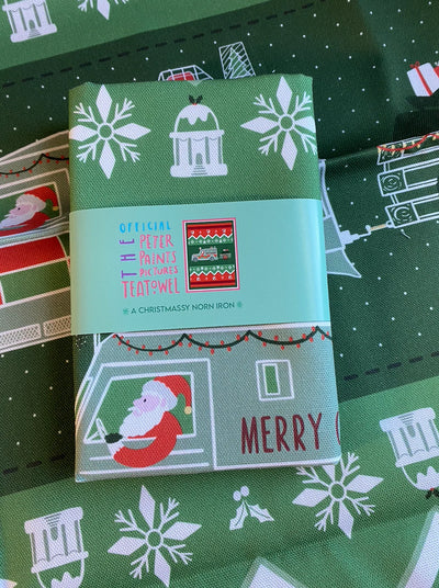 Paño de cocina con mapa de Belfast