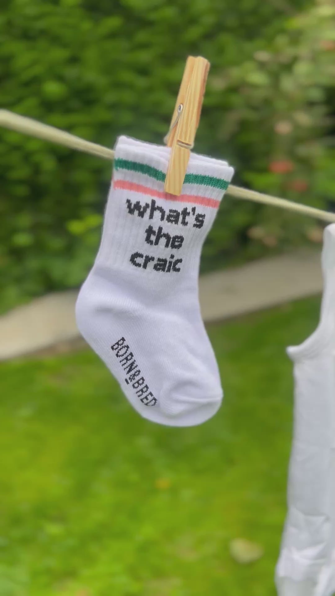 What's The Craic Baby Socks | Born & Bred
