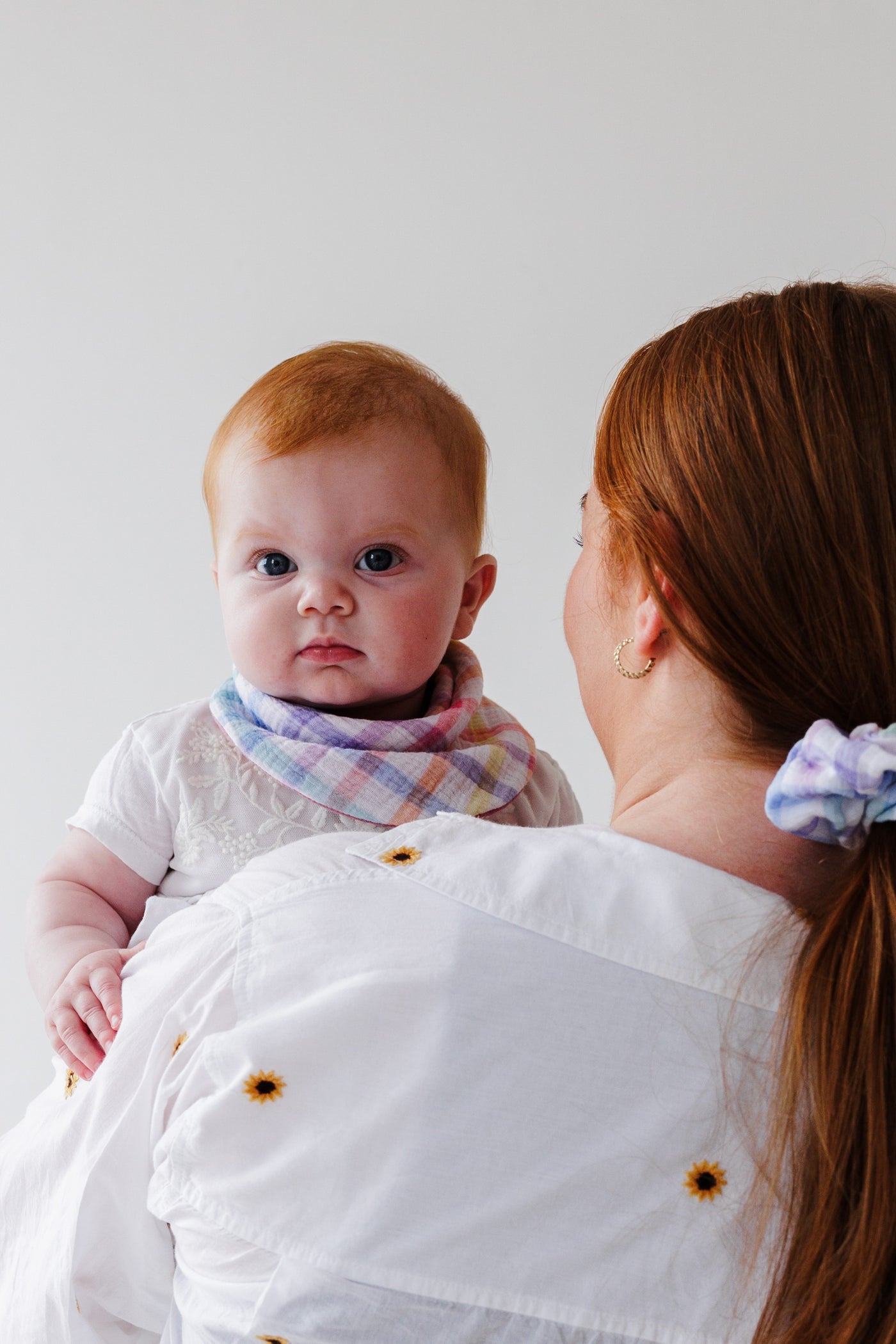 Pastel Rainbow Checkered Bib | Milk & Joy