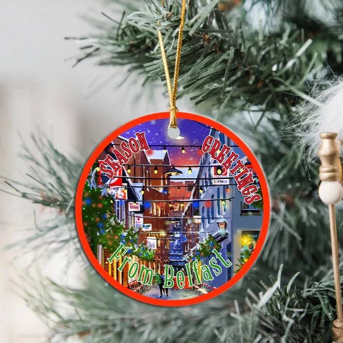 Barrio de la Catedral de Belfast | Decoración navideña