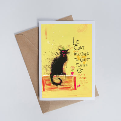 Le Chat | Greetings Card