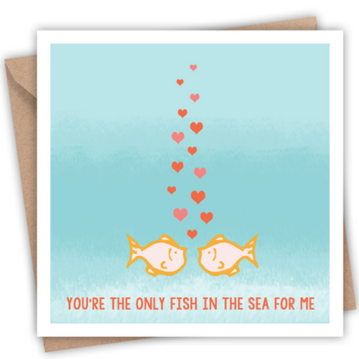 fish in the sea card
