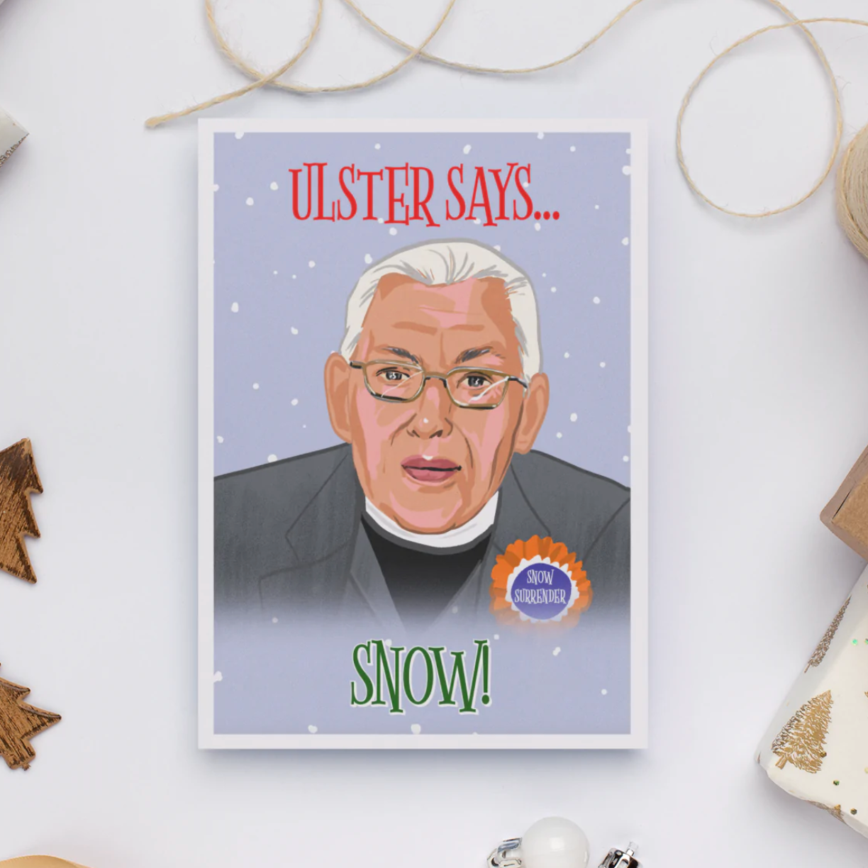 Ian Paisley Christmas Card