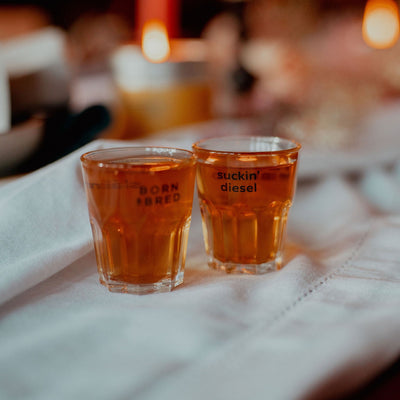 wedding northern ireland shot glass