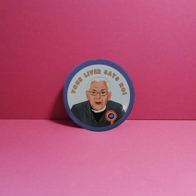 "Your Liver Says No!" Ian Paisley Bottle Opener Magnet