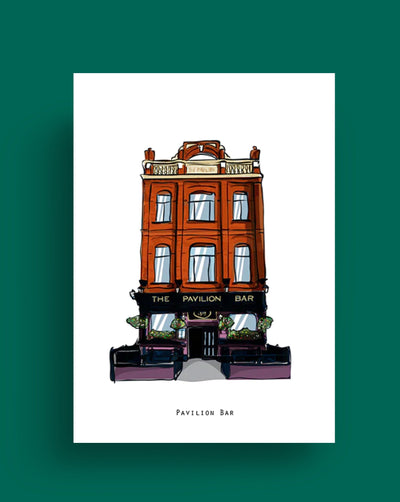 pavilion bar pub print